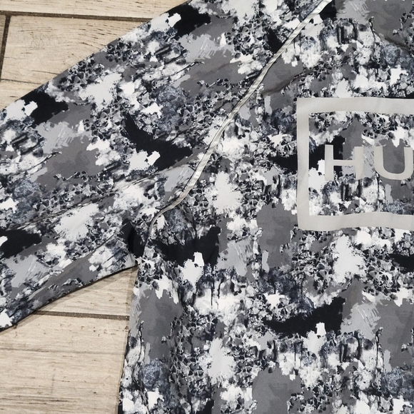 Hunter Target full zip hoodie XL grey camo performance lightweight jacket - Picture 9 of 10